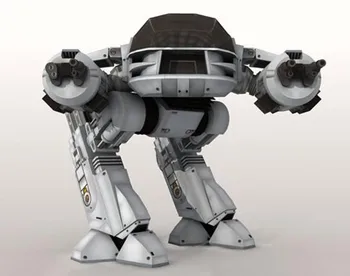 1:10 Мащаб Robocop ЕД-209 класически робот книжен модел ръка, направи си САМ 3D оригами Книжен комплект модел