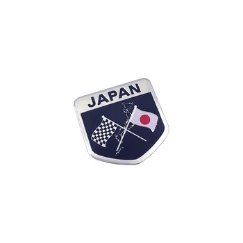 Автомобилен Стайлинг 3D Метален Японски Флаг Емблемата на Иконата за Логото на Япония Стикер Стикер за Toyota, Honda, Suzuki, Nissan, Mazda Subura Lexus