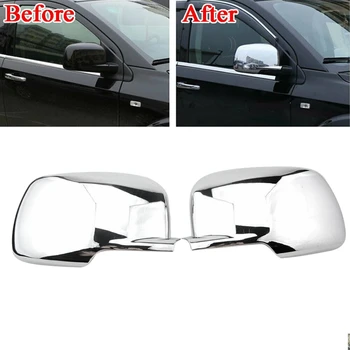 Автомобилна Хромирана Капачка Огледало за обратно виждане Странични Врати за Dodge Journey Fiat Freemont 2009-2018