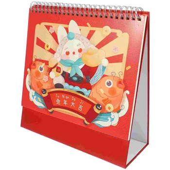 Календар 2023 Китайски Коледна Маса Стенен Дневник Зодиакални Маса Тенис На Лунна Декорационный Щанд, За Да Проверите За Празника На Пролетта