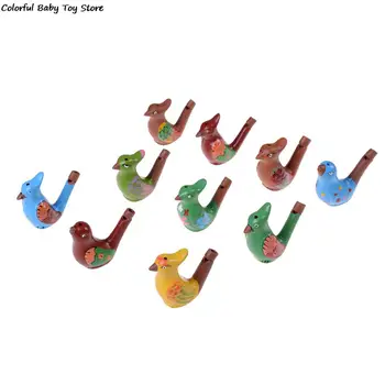 Цветен Музикален Инструмент Водна Птица Свирка За Къпане Музикална Играчка За Деца За Ранно Обучение На Образователна Детска Подарък Играчка